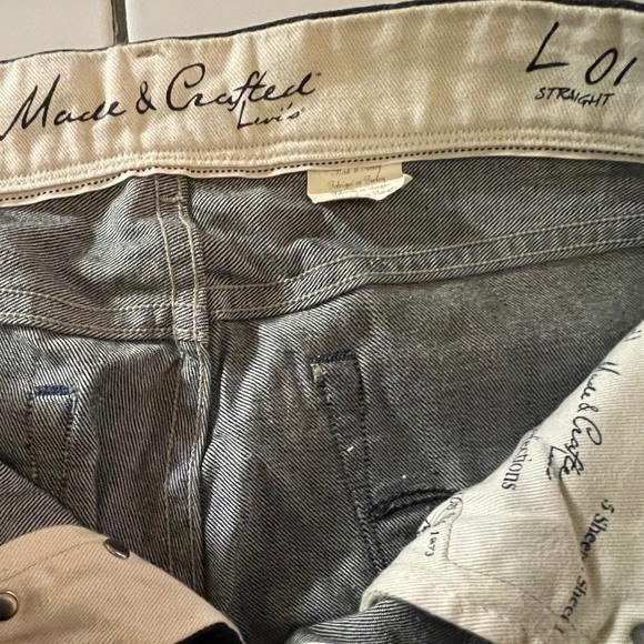 Levi's Made & Crafted L01 Straight Leg Button Fly Jeans Vintage Tried True NWT - Picture 8 of 13